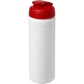 Baseline® Plus 750 ml flip lid sport bottle, White / Red