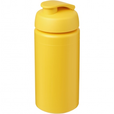 Logo trade promotional giveaways image of: Baseline® Plus grip 500 ml flip lid sport bottle