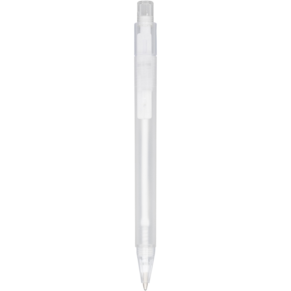 Logo trade promotional item photo of: Calypso frosted ballpoint pen