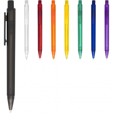 Logo trade promotional gifts picture of: Calypso frosted ballpoint pen