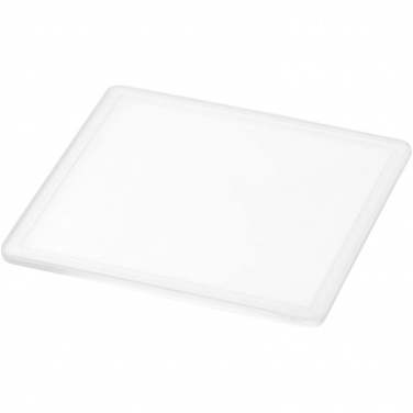 Logo trade corporate gift photo of: Ellison square plastic coaster with paper insert