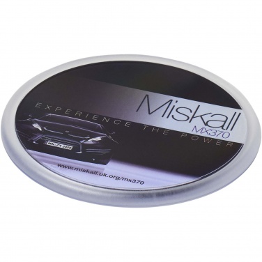 Logo trade business gift photo of: Ellison round plastic coaster with paper insert