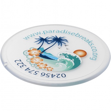 Logo trade promotional gifts picture of: Renzo round plastic coaster