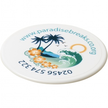 Logotrade promotional item picture of: Renzo round plastic coaster