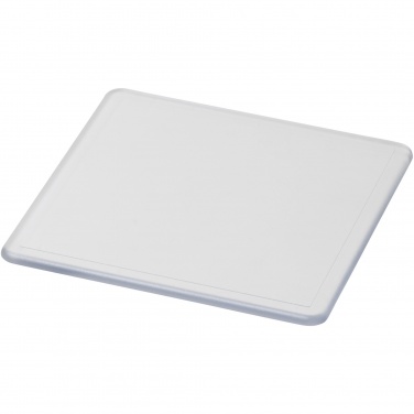 Logo trade promotional giveaway photo of: Renzo square plastic coaster