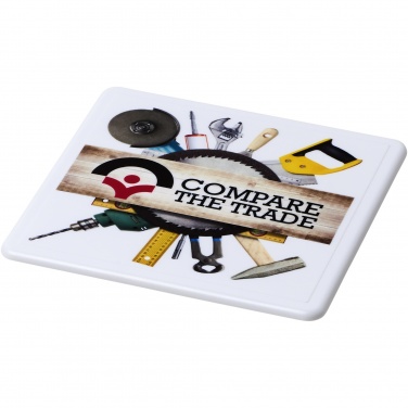 Logotrade promotional merchandise photo of: Renzo square plastic coaster