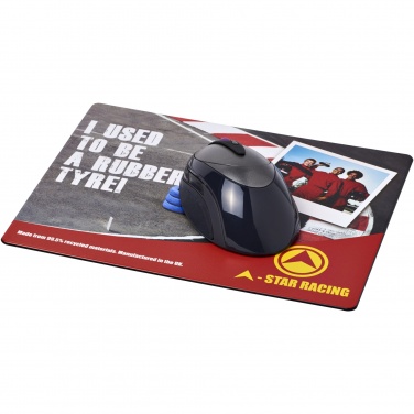 Logotrade promotional gift picture of: Brite-Mat® mouse mat with tyre material