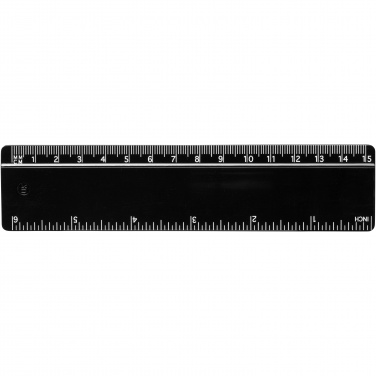 Logotrade advertising product image of: Terran 15 cm ruler from 100% recycled plastic