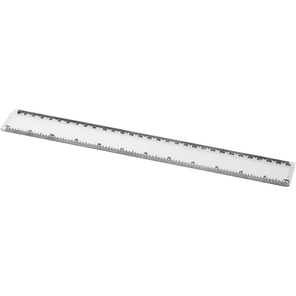 Logo trade promotional products picture of: Renzo 30 cm plastic ruler