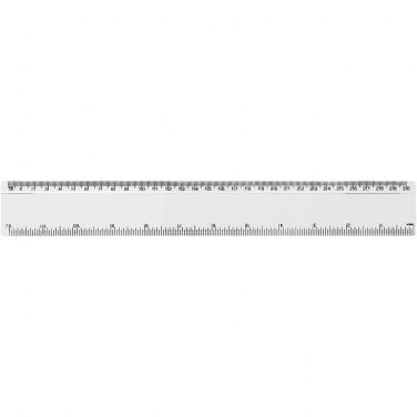 Logo trade promotional items picture of: Renzo 30 cm plastic ruler