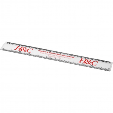 Logo trade promotional merchandise image of: Renzo 30 cm plastic ruler