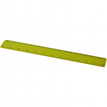 Logo trade promotional gift photo of: Renzo 30 cm plastic ruler