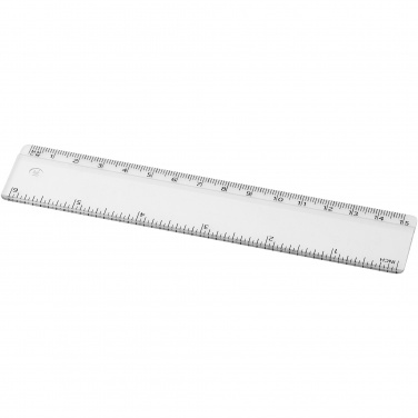 Logotrade promotional product picture of: Renzo 15 cm plastic ruler