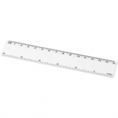 Logotrade promotional gift image of: Renzo 15 cm plastic ruler