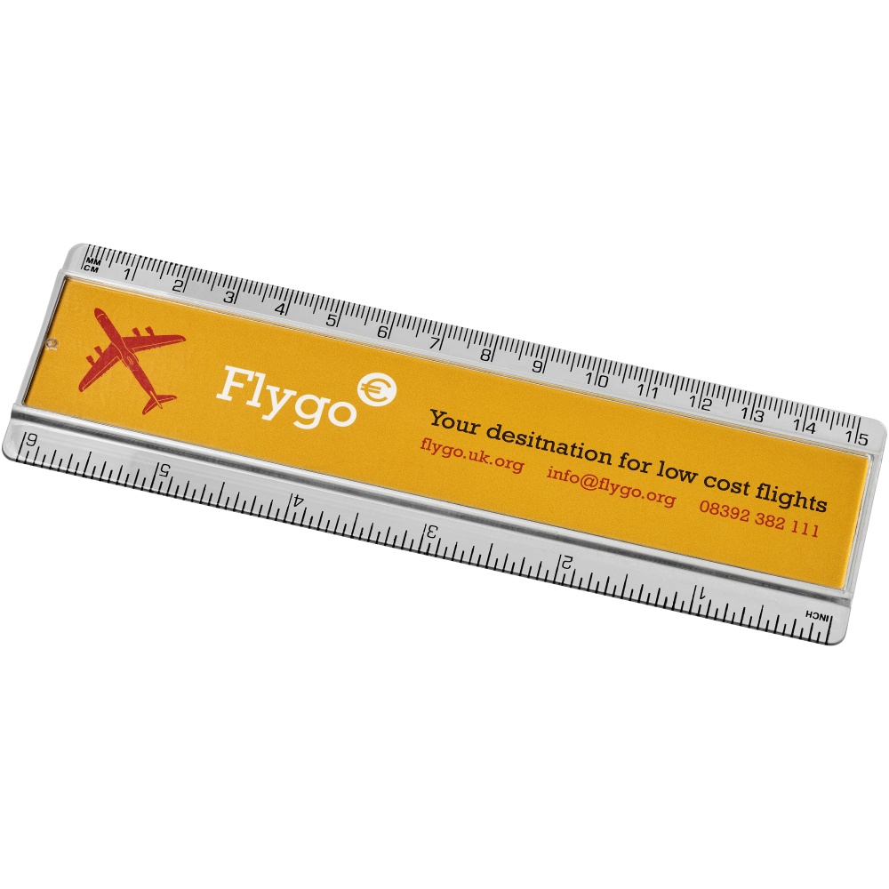 Logotrade corporate gift image of: Ellison 15 cm plastic insert ruler