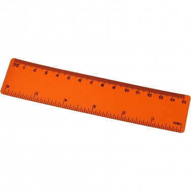 Logotrade promotional product picture of: Rothko 15 cm plastic ruler