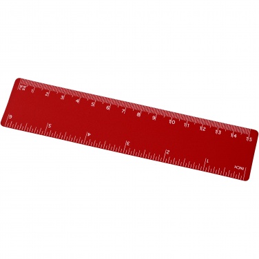 Logo trade business gifts image of: Rothko 15 cm plastic ruler