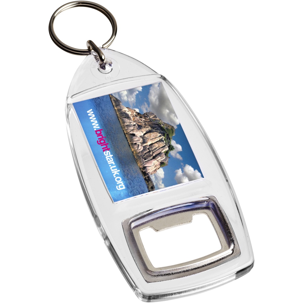 Logo trade promotional products picture of: Jibe R1 bottle opener keychain