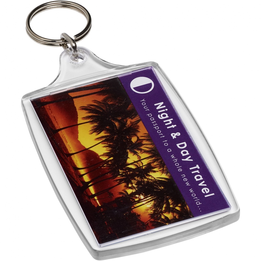 Logo trade promotional merchandise picture of: Orca L4 large keychain