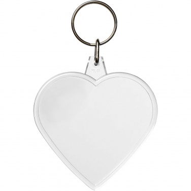 Logo trade promotional merchandise image of: Combo heart-shaped keychain