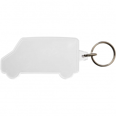 Logo trade promotional merchandise image of: Combo van-shaped keychain