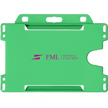 Logo trade corporate gifts picture of: Vega plastic card holder