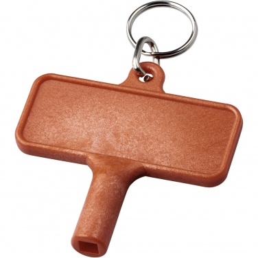 Logo trade corporate gift photo of: Largo plastic radiator key with keychain