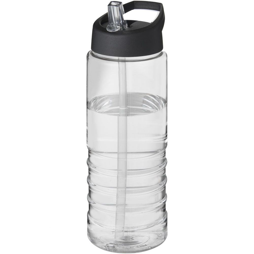 Logo trade promotional merchandise image of: H2O Active® Treble 750 ml spout lid sport bottle