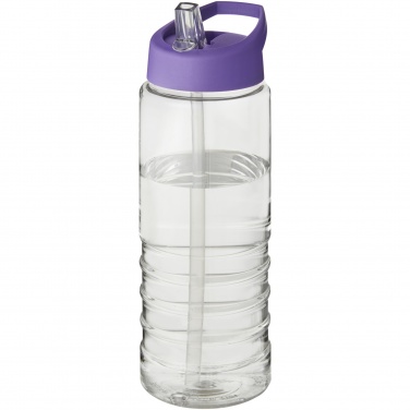 Logo trade promotional products image of: H2O Active® Treble 750 ml spout lid sport bottle