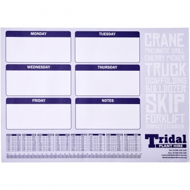 Logo trade promotional giveaways picture of: Desk-Mate® A2 notepad