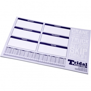 Logo trade promotional giveaways image of: Desk-Mate® A2 notepad