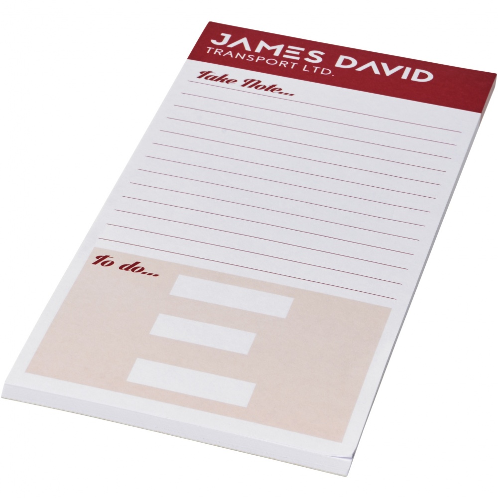 Logo trade business gift photo of: Desk-Mate® 1/3 A4 notepad