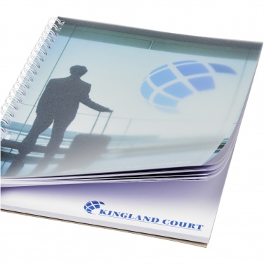 Logo trade promotional merchandise image of: Desk-Mate® wire-o A5 notebook PP cover