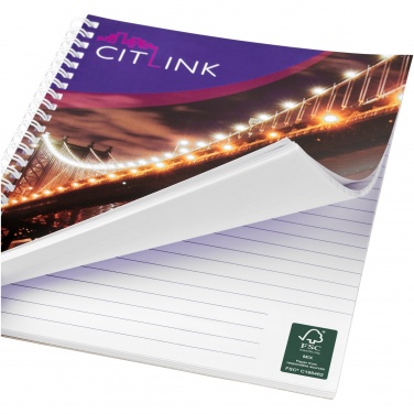 Logo trade corporate gifts picture of: Desk-Mate® A5 spiral notebook