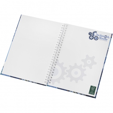 Logo trade advertising products picture of: Wire-o A5 notebook hard cover