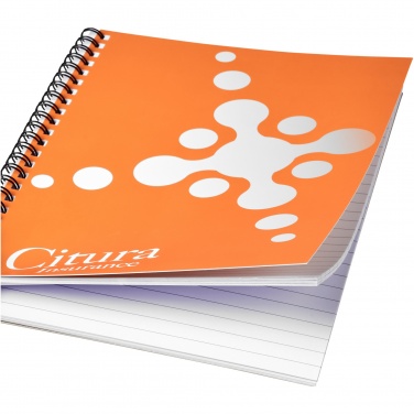 Logo trade promotional giveaways image of: Desk-Mate® A4 notebook synthetic cover