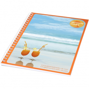 Logo trade advertising products image of: Desk-Mate® A5 notebook synthetic cover