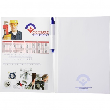 Logo trade corporate gifts image of: Essential conference pack A4 notepad and pen