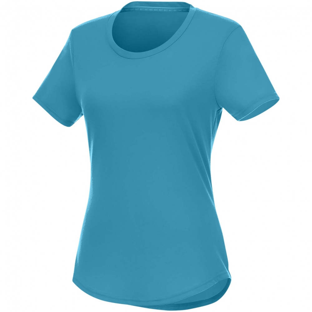 Logo trade promotional giveaways image of: Jade short sleeve women's GRS recycled t-shirt