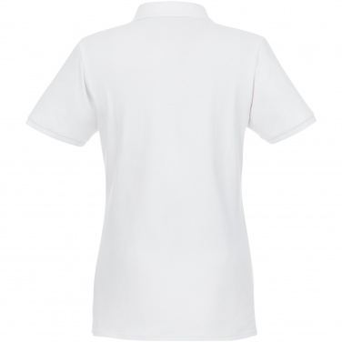 Logo trade promotional merchandise image of: Beryl short sleeve women's organic recycled polo