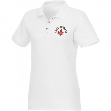 Logo trade promotional product photo of: Beryl short sleeve women's organic recycled polo