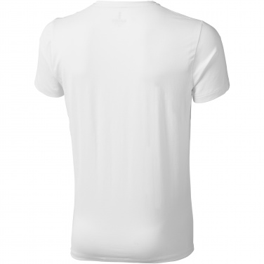 Logo trade promotional merchandise image of: Kawartha short sleeve men's organic V-neck t-shirt