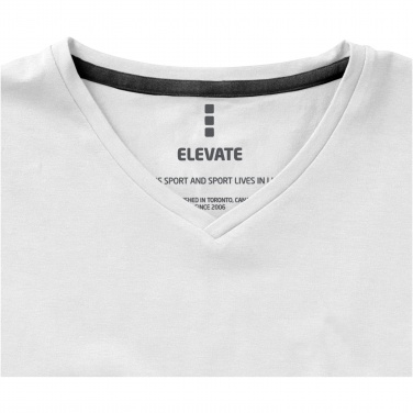 Logo trade promotional giveaways picture of: Kawartha short sleeve men's organic V-neck t-shirt