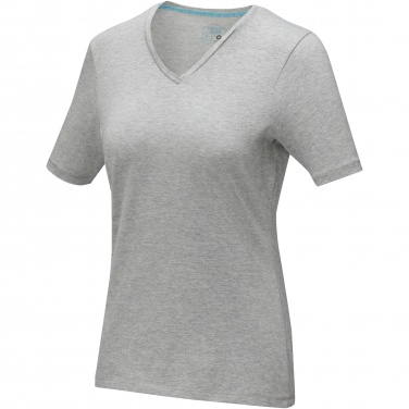 Logotrade promotional gift image of: Kawartha short sleeve women's organic V-neck t-shirt