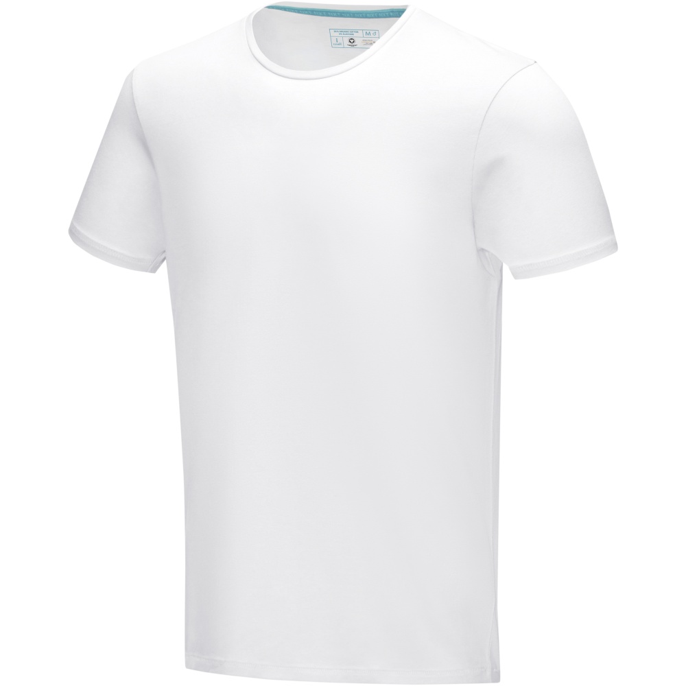 Logo trade promotional merchandise image of: Balfour short sleeve men's organic t-shirt