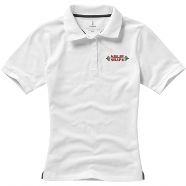 Logo trade corporate gifts image of: Calgary short sleeve women's polo