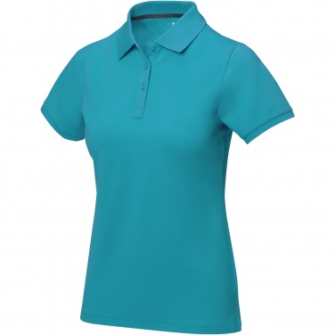 Logo trade promotional giveaways picture of: Calgary short sleeve women's polo