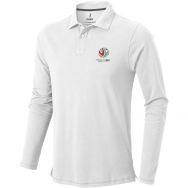 Logo trade business gift photo of: Oakville long sleeve men's polo