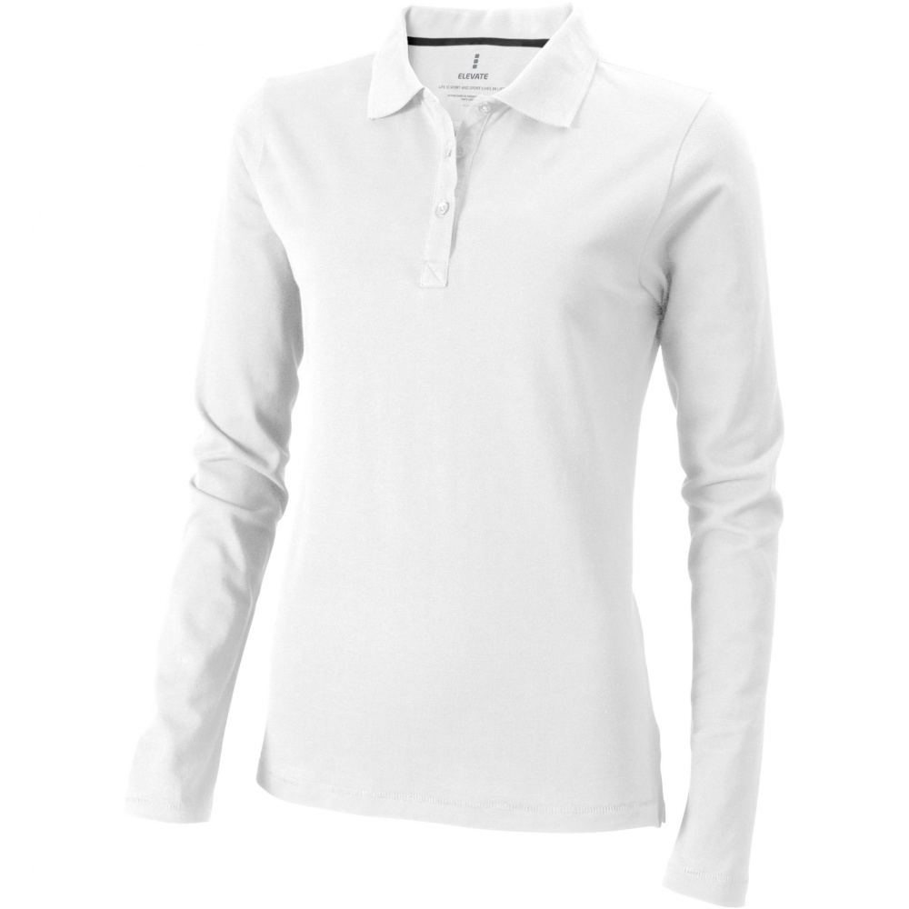 Logo trade promotional items picture of: Oakville long sleeve women's polo