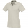 Helios short sleeve women's polo, Light grey